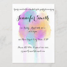 Invitations de Bachelorette Watercolor