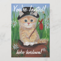 Invitations de bal populaire de clochard !