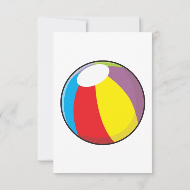 Invitations De Balles En Plastique Inflatable Pers (Devant)