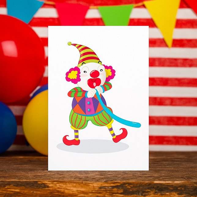Invitations de ballons de clowns (Créateur téléchargé)