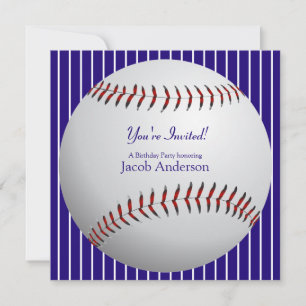 Invitations de baseball