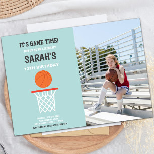 Invitations de basket-ball Arrière - plan à lumièr