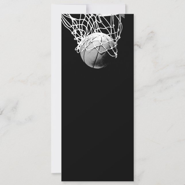Invitations de basket-ball - Basketball / Invitati (Devant)