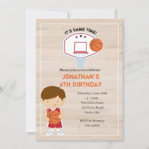 Invitations de basket-ball - Garçons Sports Toutes