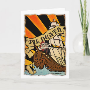 invitations de bateau pirate