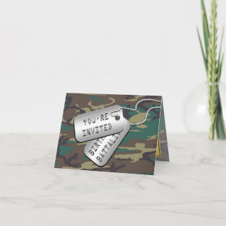Invitations de Birthday Battalion Birthday