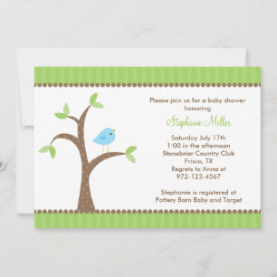 Invitations de Bluebird dans l'arbre