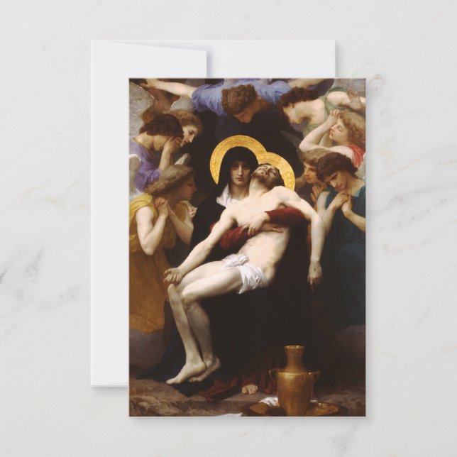 Invitations de Bouguereau Pieta (Devant)