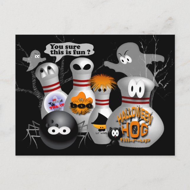 Invitations de Bowling Party personnalisables (Devant)