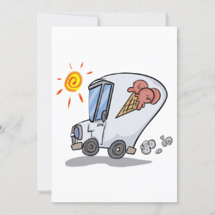 Invitations de camion de glace