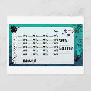 Invitations de carte postale spéciale Bunco