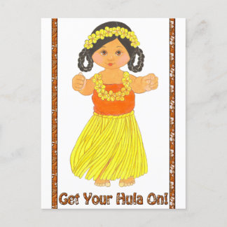 Invitations de cartes postales Hawaiian Luau~Obten