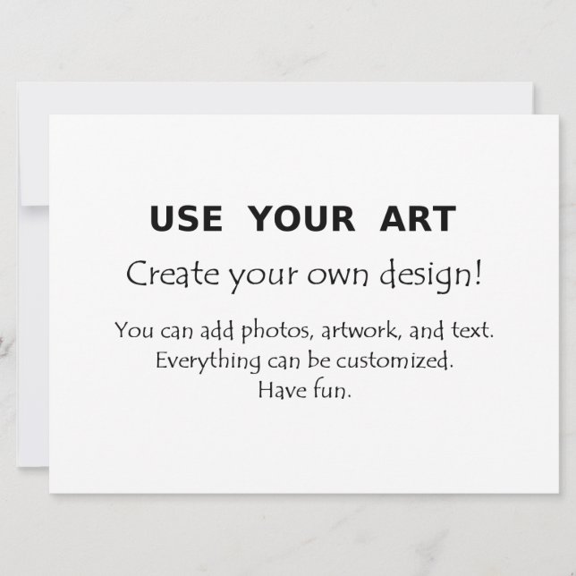 Invitations de cartes postales jumbo très grandes  (Devant)