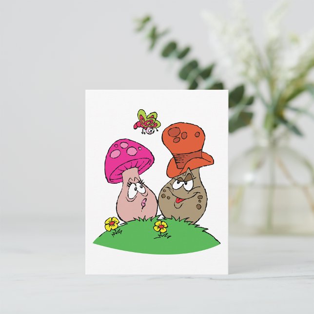 Invitations de champignons de dessin (Créateur téléchargé)