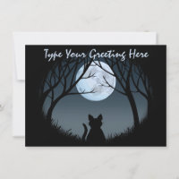 Invitations de chats gras Carte Amoureux des chats