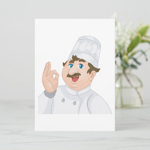 Invitations de chefs heureux