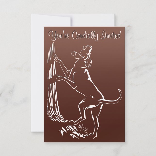Invitations de chien de chien de chien de chien de (Devant)