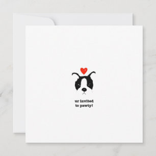 Invitations de chiots