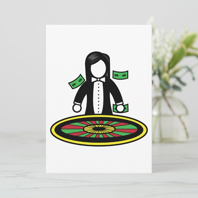 Invitations de concessionnaires de roulette (Créateur téléchargé)