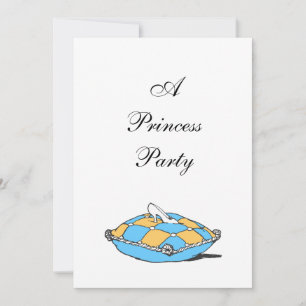 Invitations de Coussins Turquoises Cinderella Slip