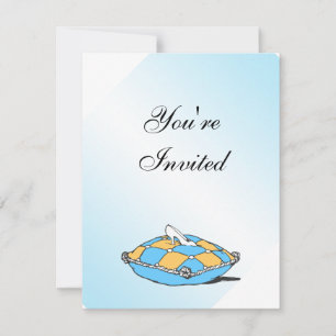 Invitations de Coussins Turquoises Cinderella Slip