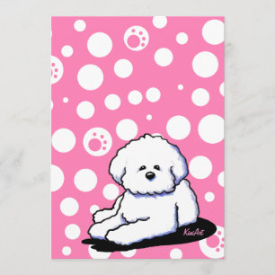 Invitations de coutume de Bichon Frise