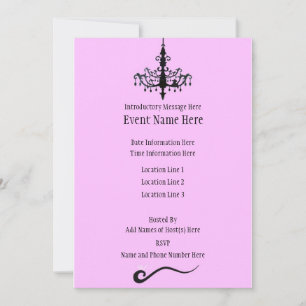 Invitations de coutume de lustre