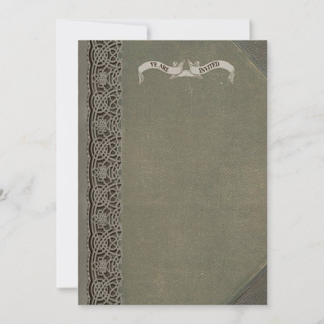 Invitations de couverture médiévale (Devant)