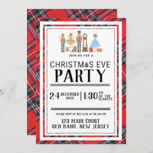 Invitations de craqueurs de Noël personnalisables