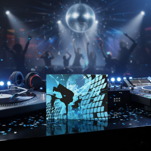 Invitations de danseurs en silhouette