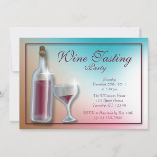 Invitations de dégustation de vin