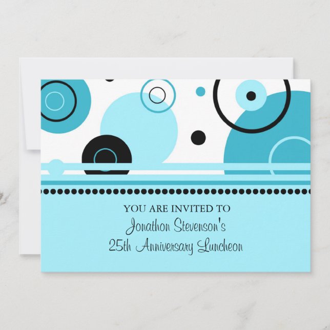 Invitations de déjeuner d'anniversaire des (Devant)