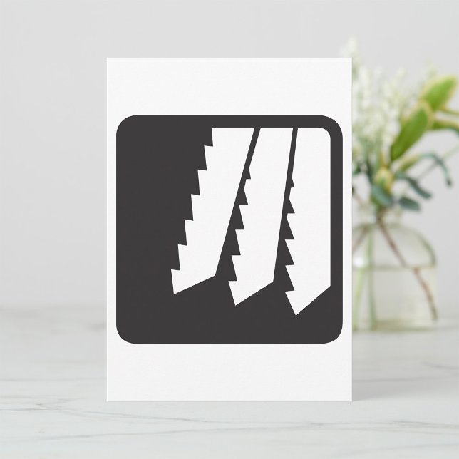 Invitations de dents de scie (Créateur téléchargé)