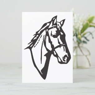 Invitations de dessin de cheval
