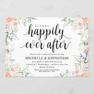 Invitations de dîner de répétition de mariage
