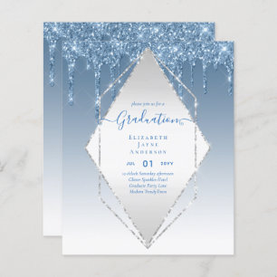 INVITATIONS DE DIPLÔME - Parties scintillant de go