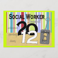 Invitations de diplômes de travailleurs sociaux 20