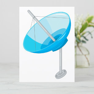 Invitations de disques satellites