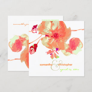 Invitations de Dogwood/Pink/pêche/mariage