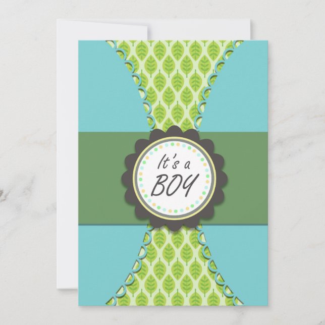 Invitations de douche de bébé (Devant)