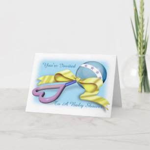 Invitations de douche de bébé