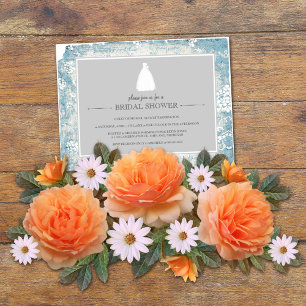 Invitations de douche nuptiale {Blue}