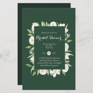 Invitations de douche nuptiale BUDGET Couleurs per
