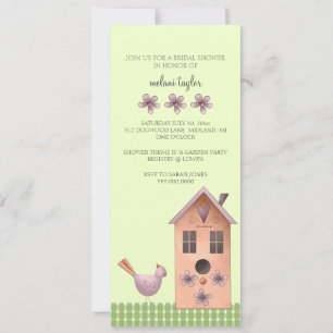 Invitations de douche nuptiale ou événement de Gar