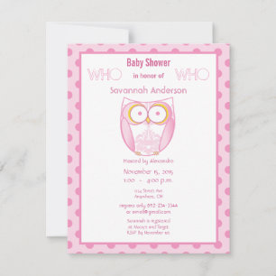 Invitations de douche pour bébé hibl