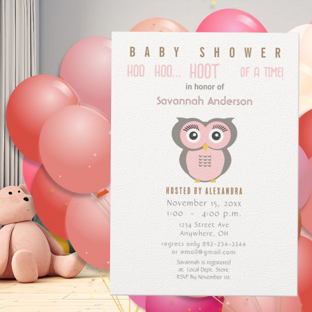 Invitations de douche pour bébé hibl (Créateur téléchargé)