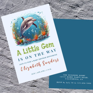 Invitations de douche pour bébé sous-marine