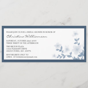 Invitations de douches nuptiales à la floraison lo