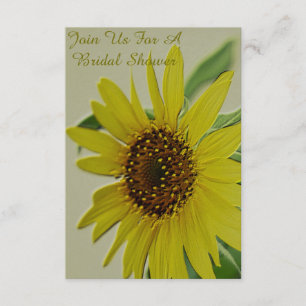 Invitations de douches nuptiales de tournesol embo