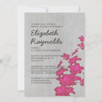 Invitations de douches nuptiales des Gladiolas Vin